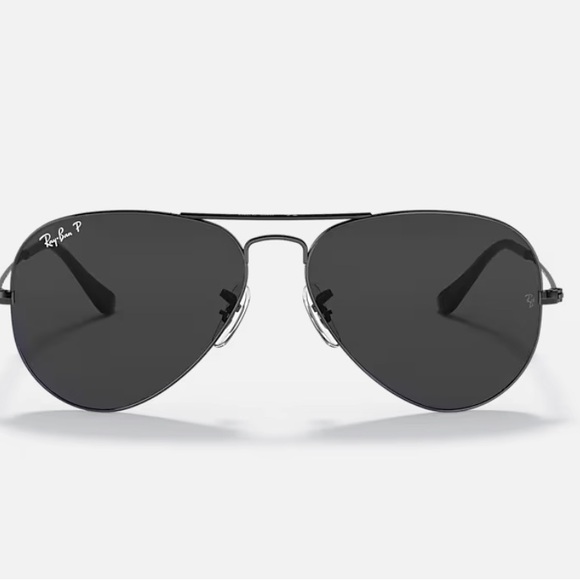 Ray-Ban Aviator Total Black Sunglasses - Picture 4 of 6